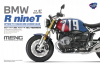 Meng Model MT-003t BMW R nineT Option 719 Mars Red/ Cosmic Blue (pre-coloured) 1/9